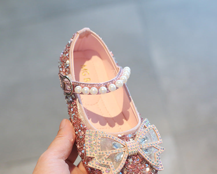 Girls' Fashion Princess Bowknot Shoes - Cindi Book