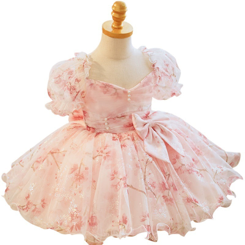 Bride Fellow Kids Wedding Birthday Party Sweet Evening Dress - Cindi Book
