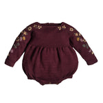 Baby Embroidery Long Sleeve Butt Wrap Clothes Wool - Cindi Book