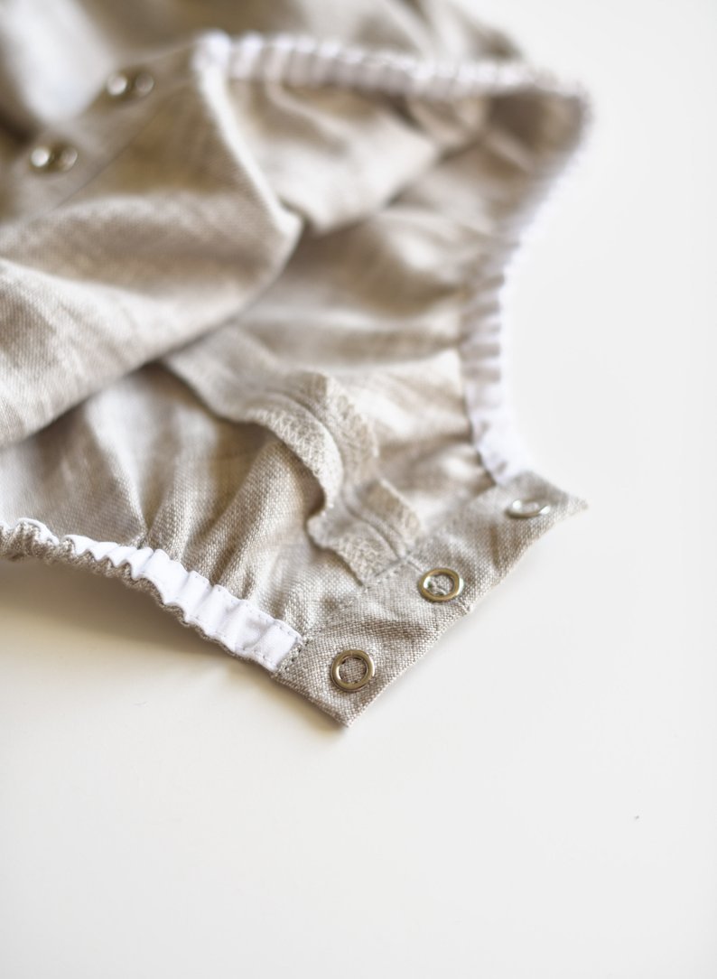 Cotton Newborn Conjoined Clothes Solid Color Short Sleeve - Cindi Book