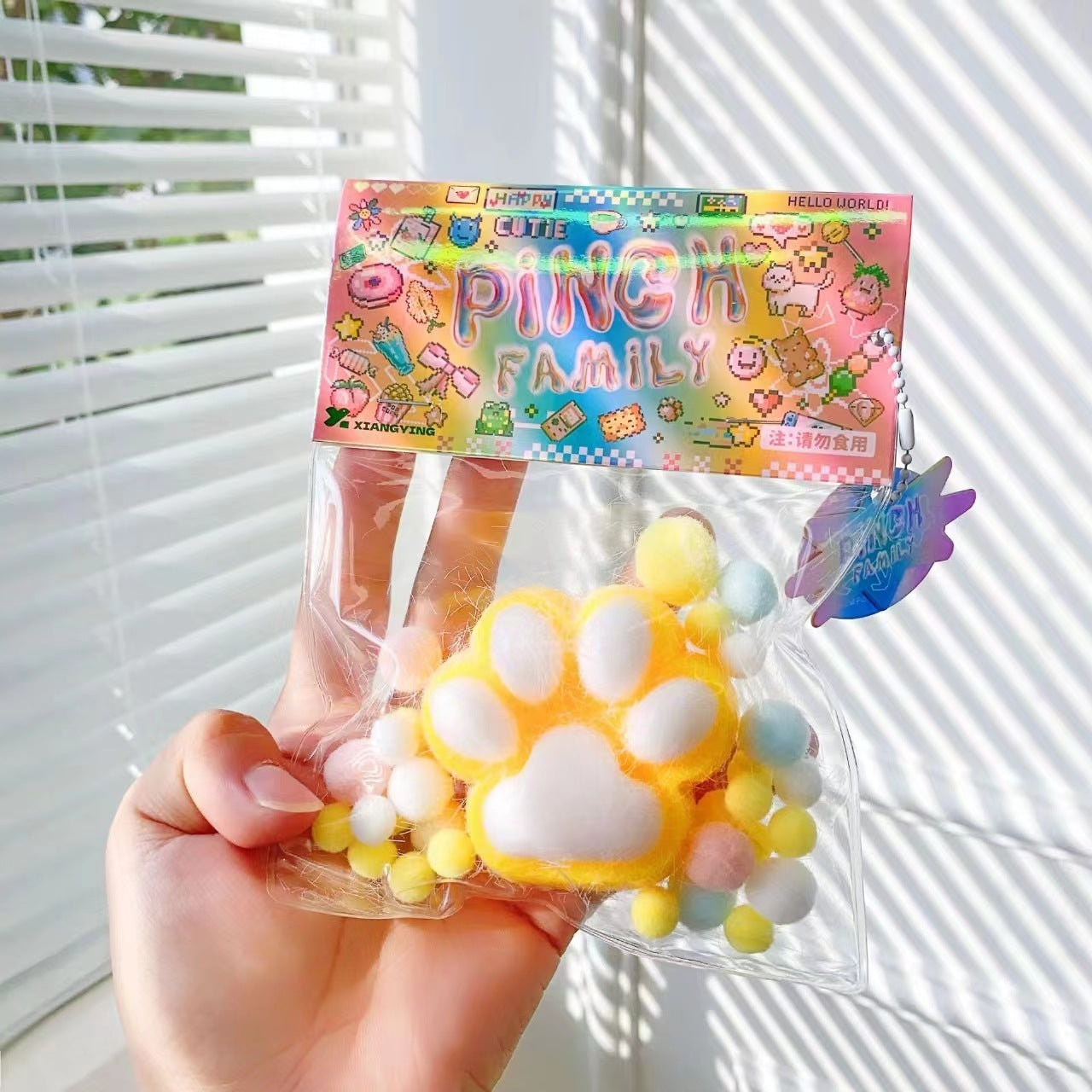 Decompress Squeezing Toy Cat's Paw Pressure Reduction Toy - Cindi Book