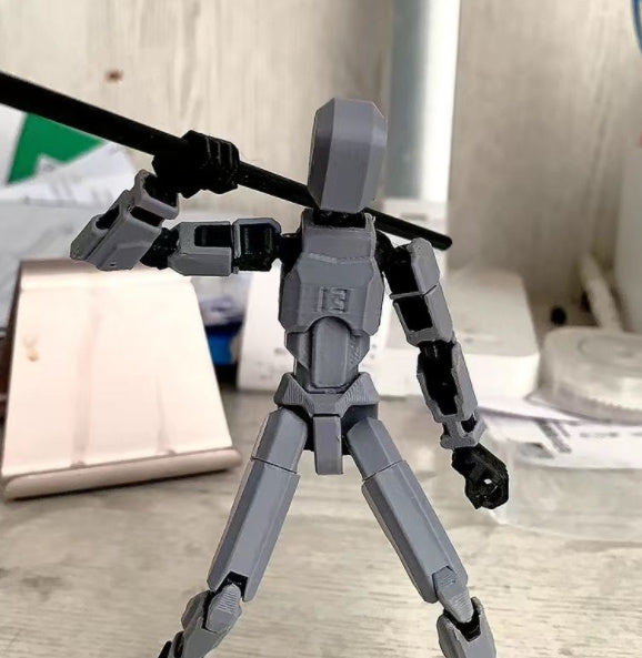 Multi-Jointed Movable Shapeshift Robot 2.0 3D Printed Mannequin Dummy Action Model Doll Toy Kid Gift - Cindi Book