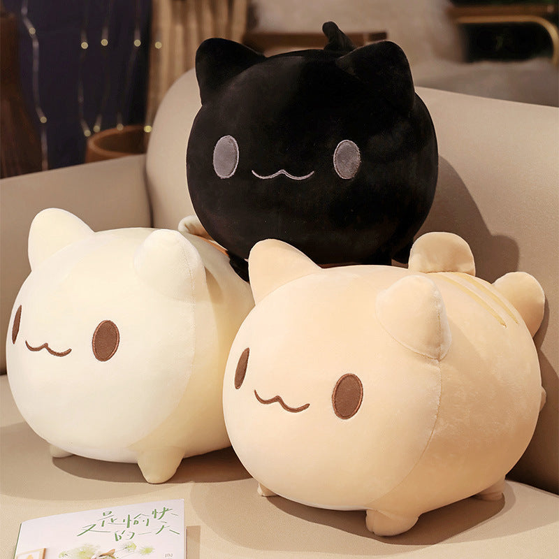 Cartoon Cute Fishtail Cat Plush Toy Accompany Doll Girl Bed Sofa Doll Birthday Gift - Cindi Book