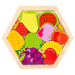 Children's Animal Fruit Creative Three-dimensional Puzzle Puzzle Educational Toys - Cindi Book