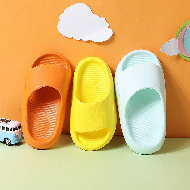 Summer Cute Thick-soled Soft-soled Home Indoor Outdoor Solid Color Sandals And Slippers - Cindi Book