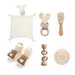 Infant Comfort Rattle Rabbit Bath Towel Gift Set - Cindi Book