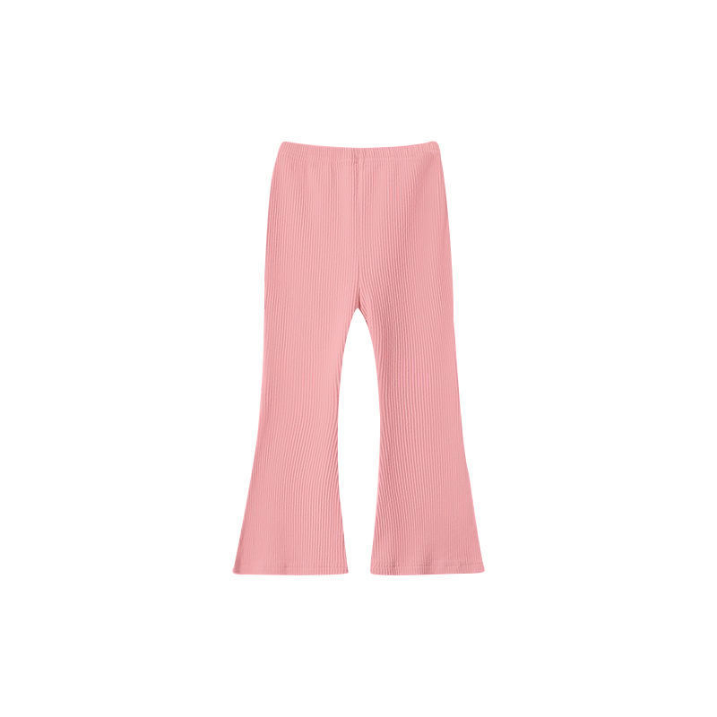 Versatile Casual And Stylish Solid-color Leggings For Little Girls - Cindi Book