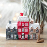 Christmas Small House Decorations Resin Winter Incense Cone Burner Decoration Landscape Decorative Gift - Cindi Book