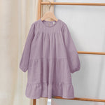 Baby Girl Pure Cotton Long Sleeve Bottoming Dress Is Sweet And Cute - Cindi Book