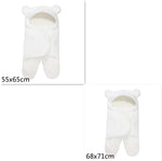 Lamb Plush Sleeping Bag Newborn Baby Swaddling Quilt - Cindi Book