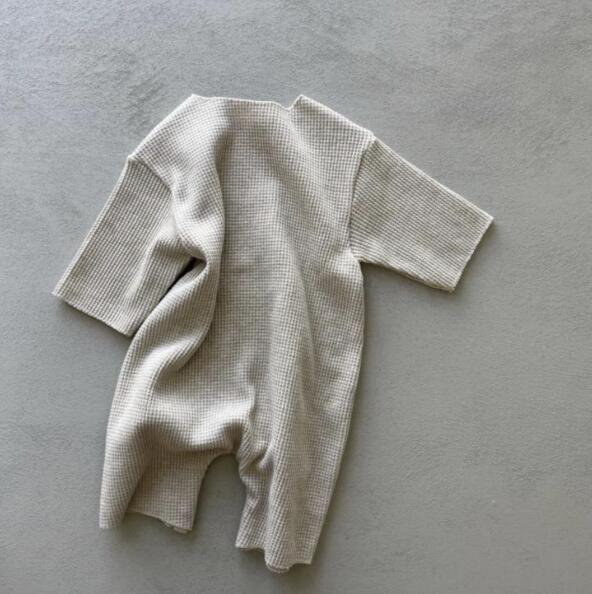Long Sleeve One-piece Hidden Hook Baby Comfortable Romper - Cindi Book