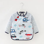 Baby Dinner Coverall Bib Spring And Autumn Long Sleeve Apron - Cindi Book