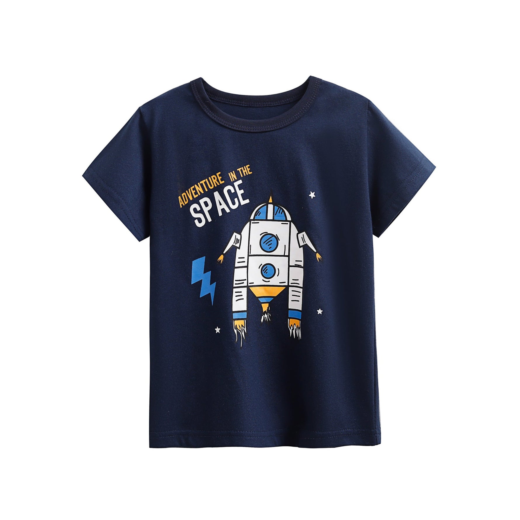 Round-neck Shirt Cartoon Short Sleeve Printed Short Sleeve - Cindi Book