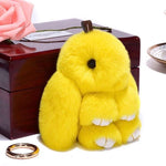 Fashionable Cotton Cute Rabbit Keychain Pendant - Cindi Book