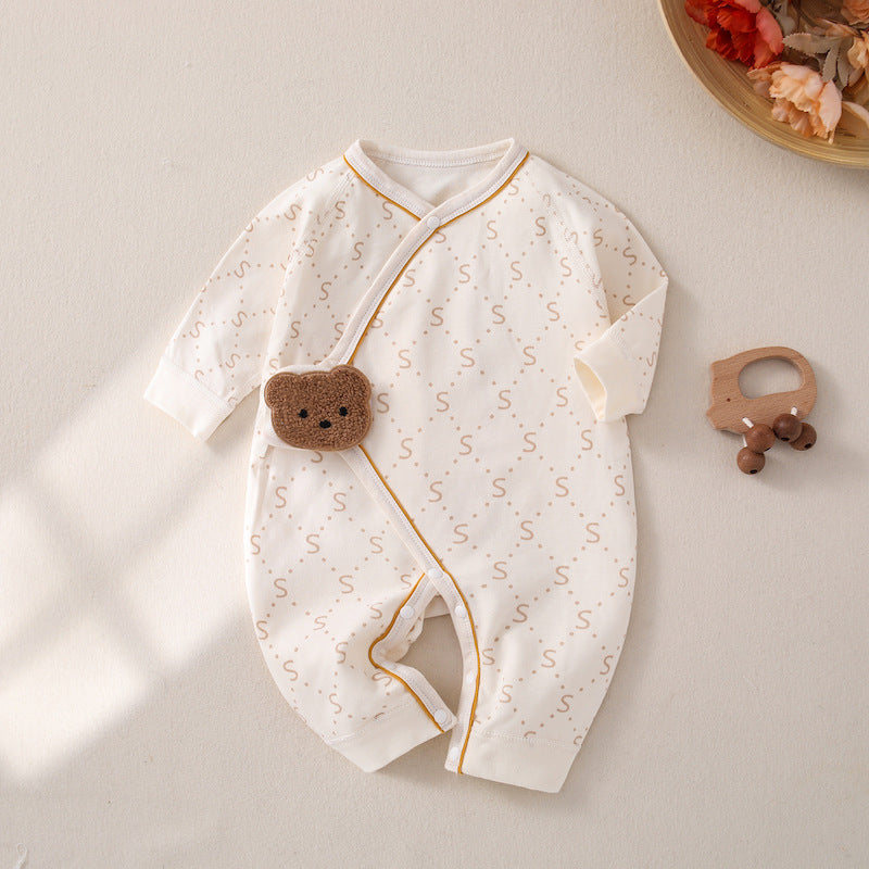Newborn Jumpsuit Baby Butterfly Outfit Boneless Romper