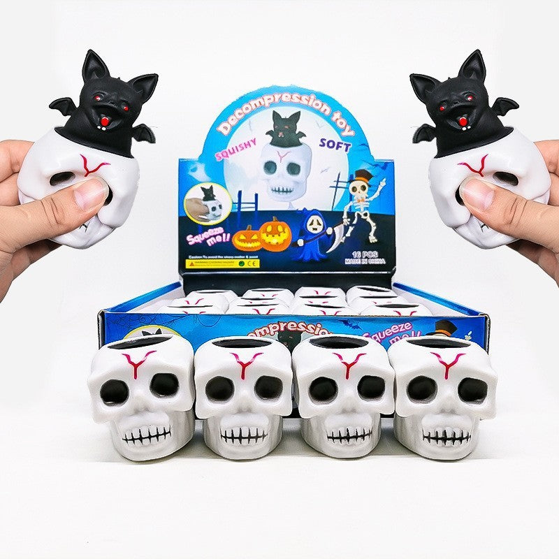 Creative Halloween Skull Squeeze Cup Decompression Toy - Cindi Book