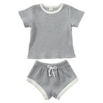Baby Girl Boy Clothes Short Sleeve Top T shirt Shorts - Cindi Book