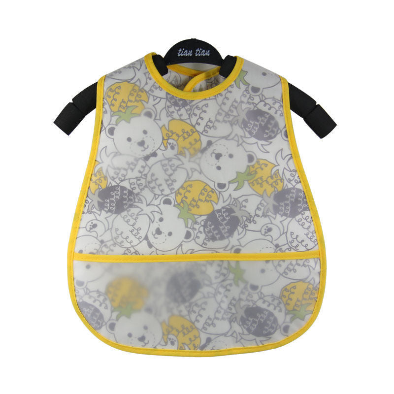 Baby eating bib girl baby waterproof children male painting apron - Cindi Book