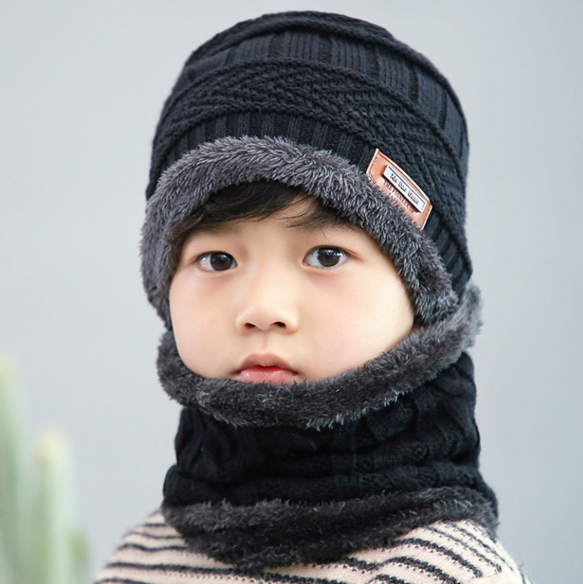 Warm knitted hat children's cap - Cindi Book