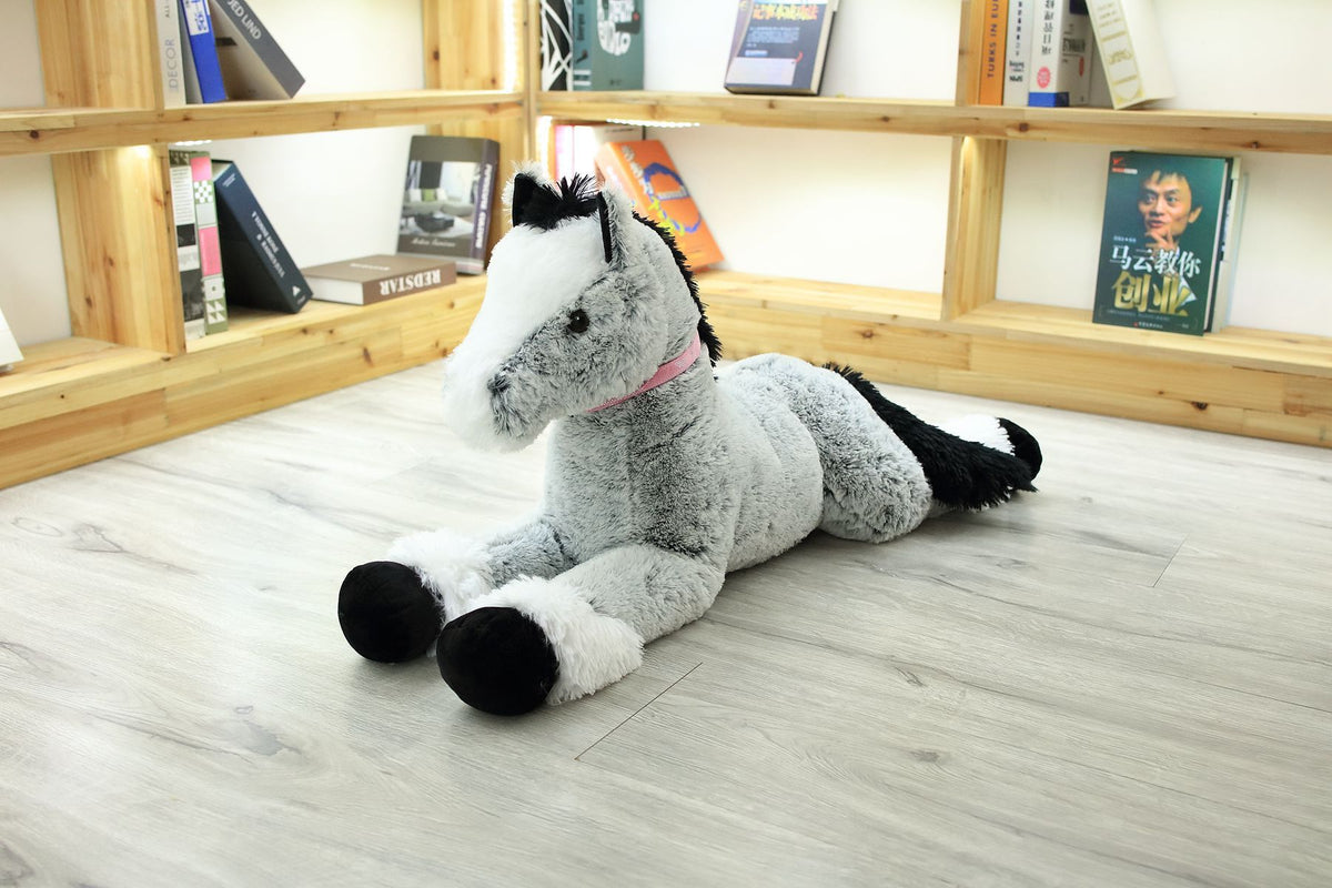 Simulation lying horse pillow plush toy - Cindi Book