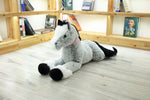 Simulation lying horse pillow plush toy - Cindi Book