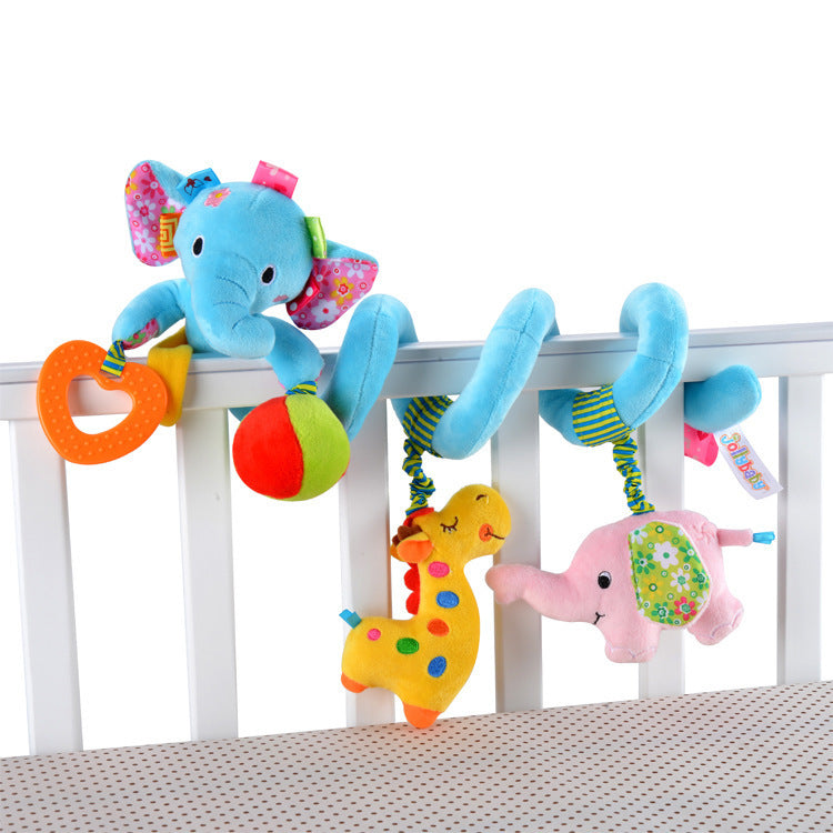Multifunctional elephant bed with baby plush pendant - Cindi Book