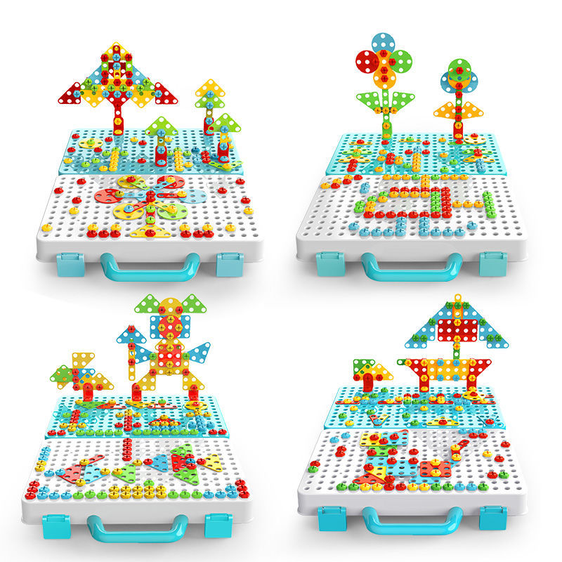 Children's Variety Puzzle Manual Disassembly Toolbox - Cindi Book