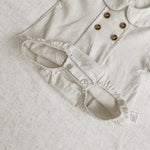 Girls' Short Sleeved Blouse Collar Jumpsuit - Cindi Book