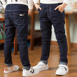 Children's Clothing, Boys' Jeans With Thick Fleece, Winter Children's Casual Wear - Cindi Book