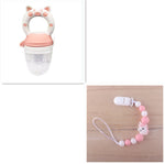 Baby Fruit and Vegetable Food Supplement Teether Baby Fruit Teether Bite Le Pacifier Silicone Nipple - Cindi Book