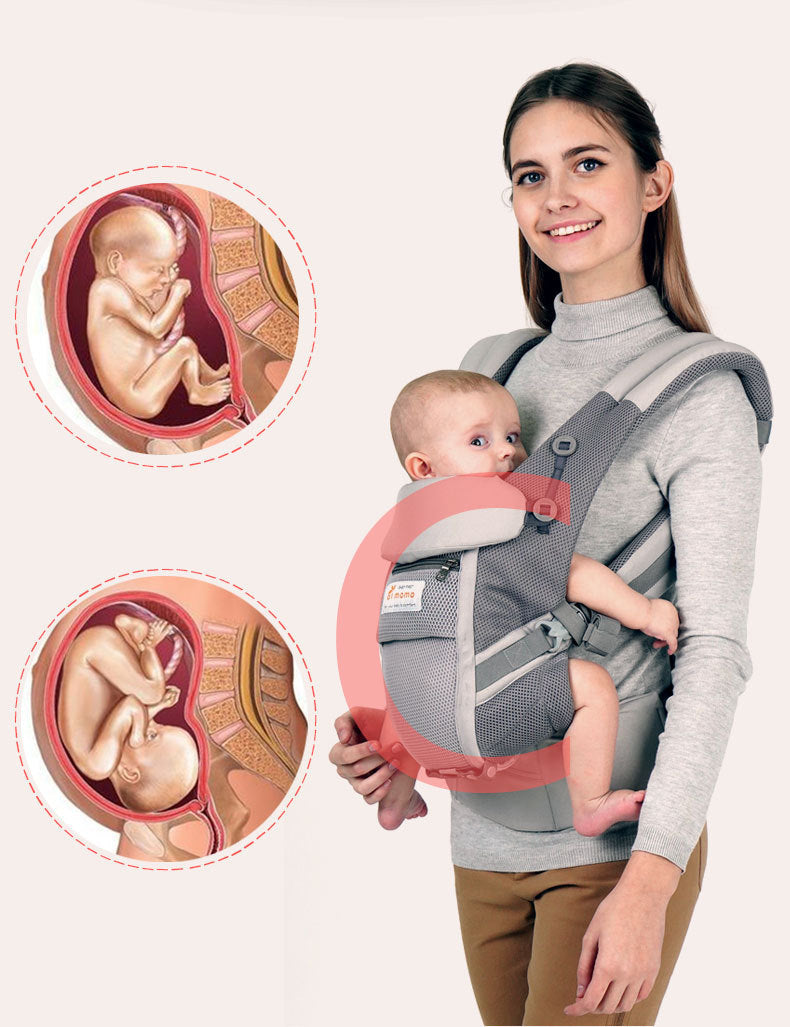 Adjustable Full Stage Breathable Sling Baby Carrier Waist Stool - Cindi Book