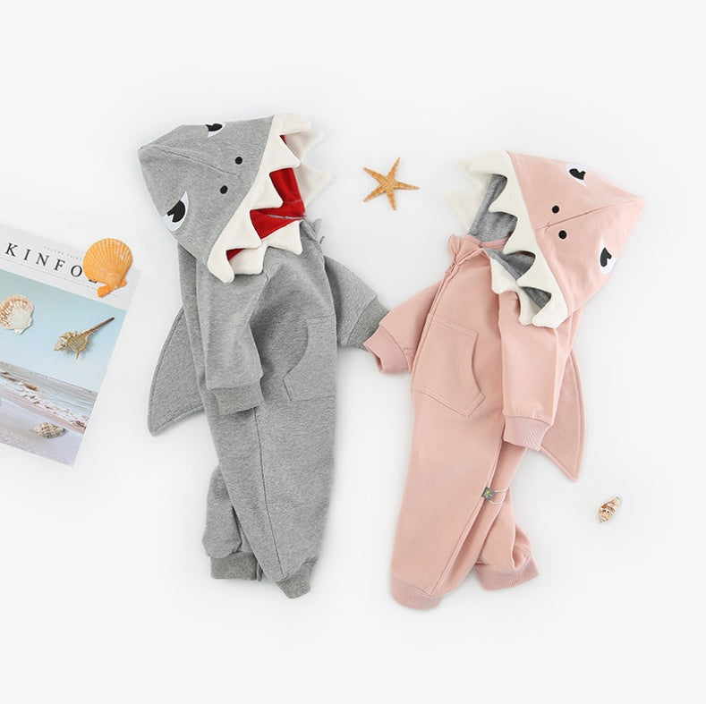 Cartoon shark hooded robes - Cindi Book