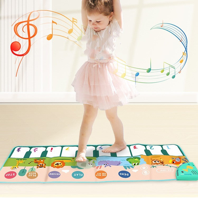 Children's Multifunctional Fun Animal Music Game Carpet - Cindi Book