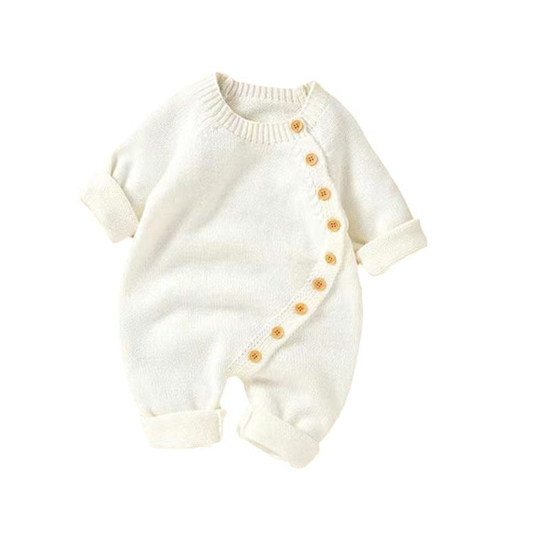 Babies' Knit Jumpsuit Male And Female Baby Sweater - Cindi Book