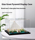 Egypt Khufgiza Great Pyramid Acrylic Display Box Transparent Hand-made Storage Box - Cindi Book