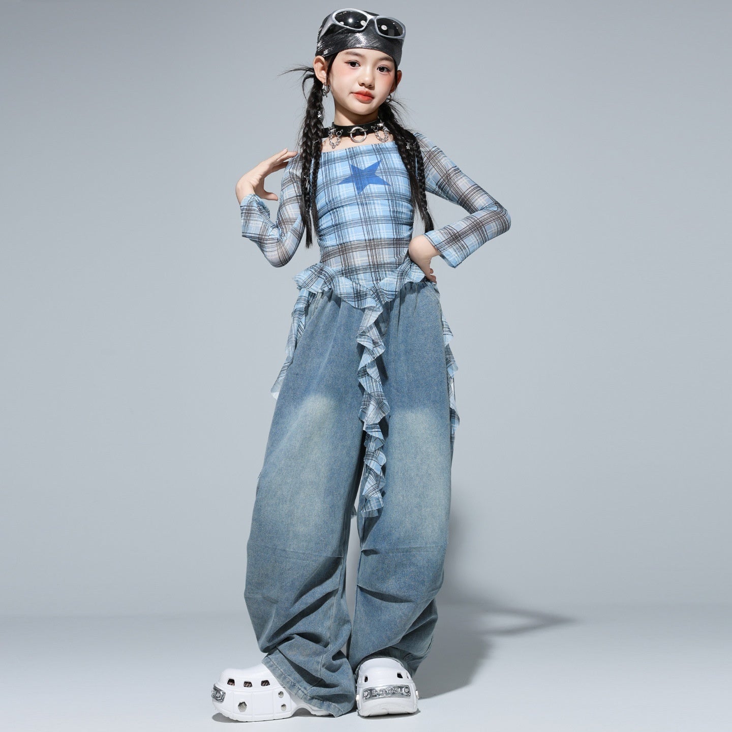 Girls Clothing Kids Hip-Hop Street Dance Trendy Outfit Set - Cindi Book