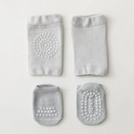 Children's Knee Pad Terry Floor Socks Set Toddler Protection - Cindi Book