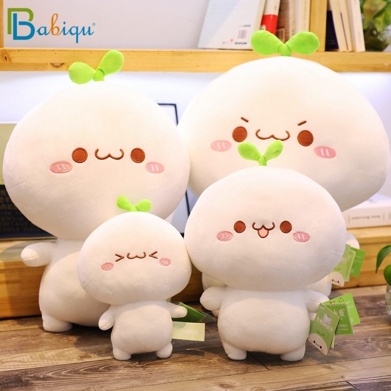 Long Grass Face Dumpling Doll Pillow Plush Toy - Cindi Book