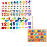 Children 3D Alphabet Number Puzzle Baby Colorful Geometric Digital Letter Educational Toy - Cindi Book