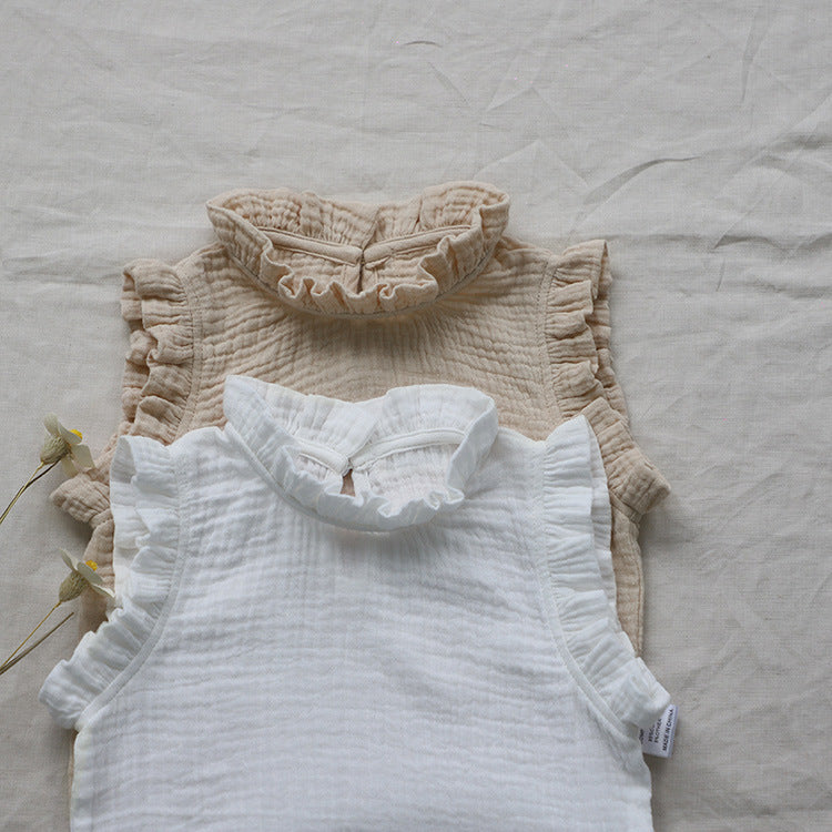 Girls' Summer Baby Floral Vest T-shirt - Cindi Book