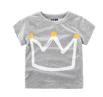 Children's Wear Summer New Korean Children's Boys Cotton T-shirt Men's Treasure In Children's Short Sleeves - Cindi Book
