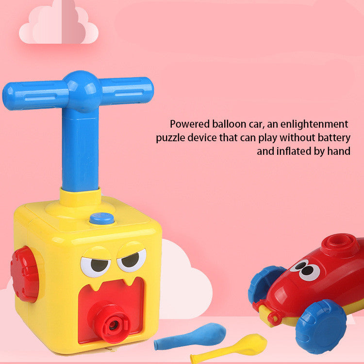Power Balloon Launch Tower Toy Puzzle  Education Inertia Air Power Balloon Car Science Experimen Toy For Children Gift - Cindi Book