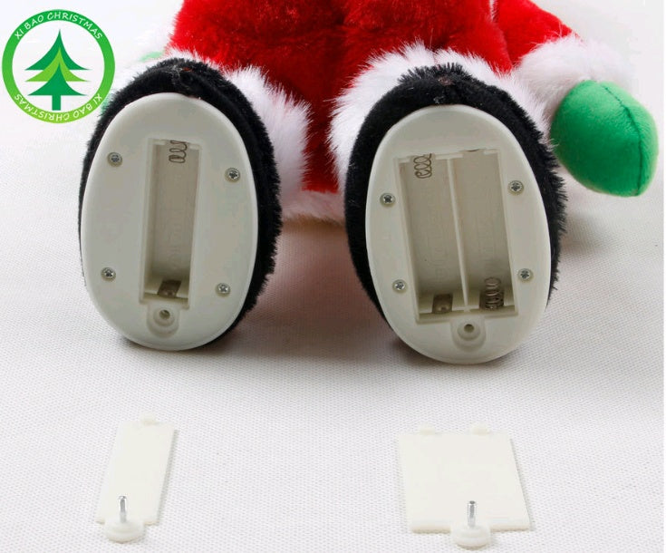 Christmas Decorations Electric Santa Toys Creative Twist Music Santa Claus Dolls - Cindi Book