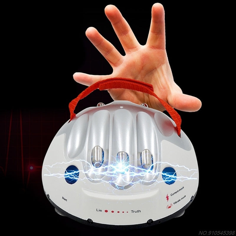 Mini Electric Shock Lie Detector Whole Person Tidy Board Game Game Party Machine Truth-speaking Big Adventure Decompression Toy - Cindi Book