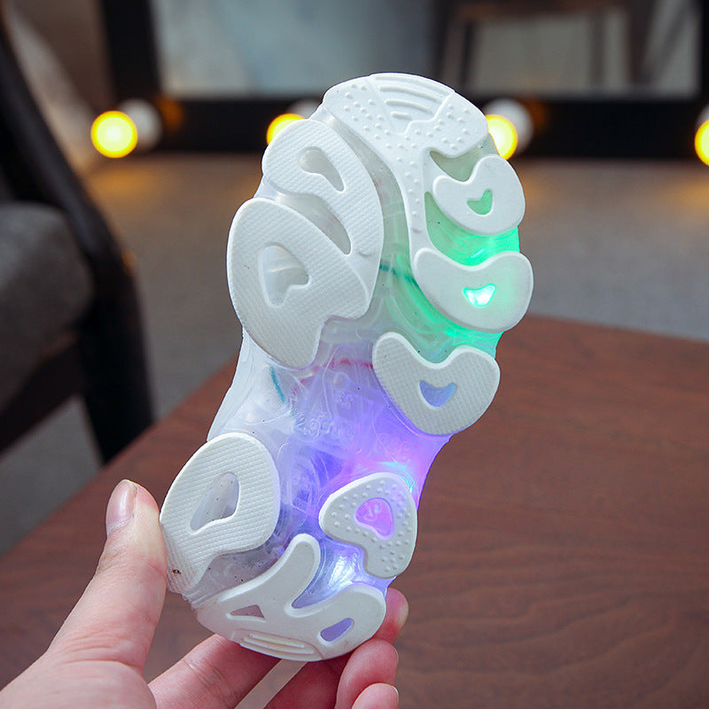 Children's LED light breathable sneakers - Cindi Book