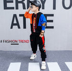Boys spring suit new Korean children's clothing in the big boy boy long-sleeved sports two-piece suit tide clothes - Cindi Book