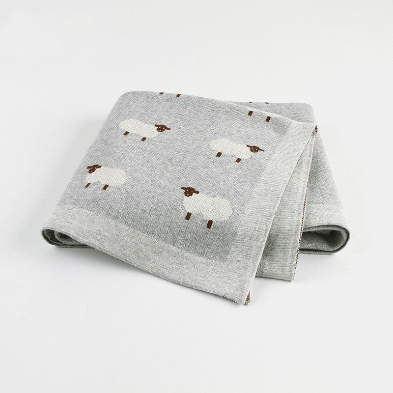 Baby sheepskin blanket baby windproof cover - Cindi Book