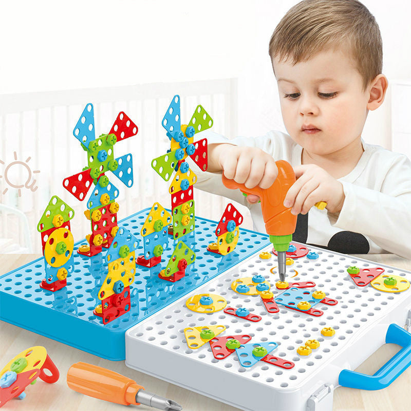 Children's Variety Puzzle Manual Disassembly Toolbox - Cindi Book