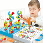 Children's Variety Puzzle Manual Disassembly Toolbox - Cindi Book