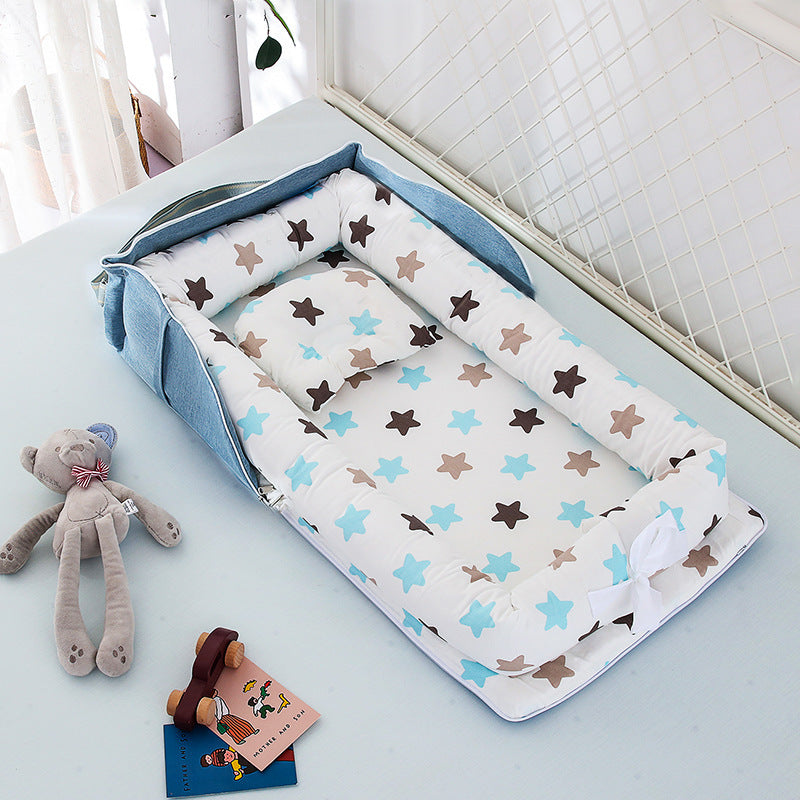 Cotton Portable Foldable Baby Bed - Cindi Book